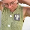 Large Woven Pin