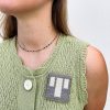 Large Woven Pin